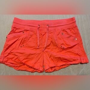 Women's XL Maurices Bright pink/orange Casual Shorts